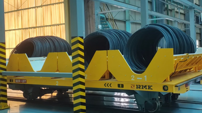 Izuzetna automatizirana kolica za prijenos željezničke željeznice - RGV transportna kolica